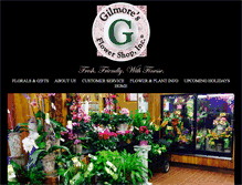 Tablet Screenshot of gilmoresflowershop.com